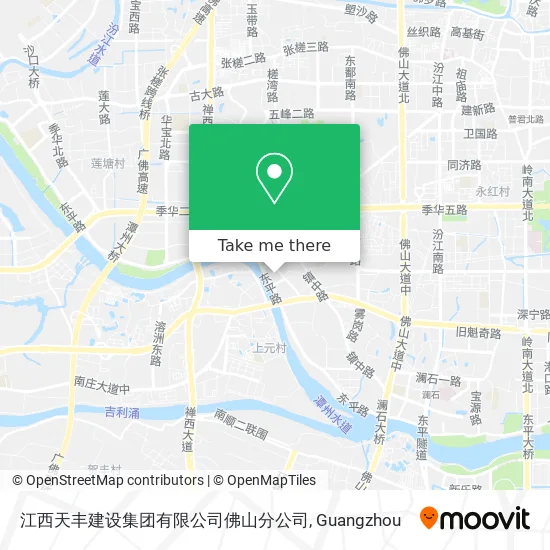 江西天丰建设集团有限公司佛山分公司 map