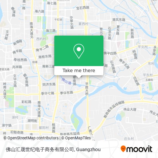 佛山汇晟世纪电子商务有限公司 map