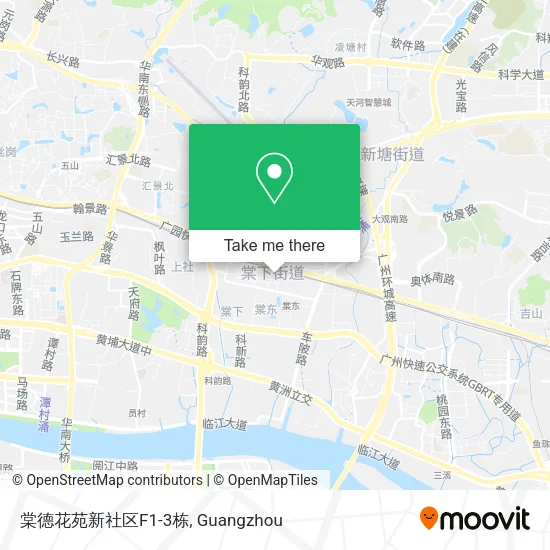 棠德花苑新社区F1-3栋 map