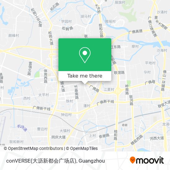 conVERSE(大沥新都会广场店) map