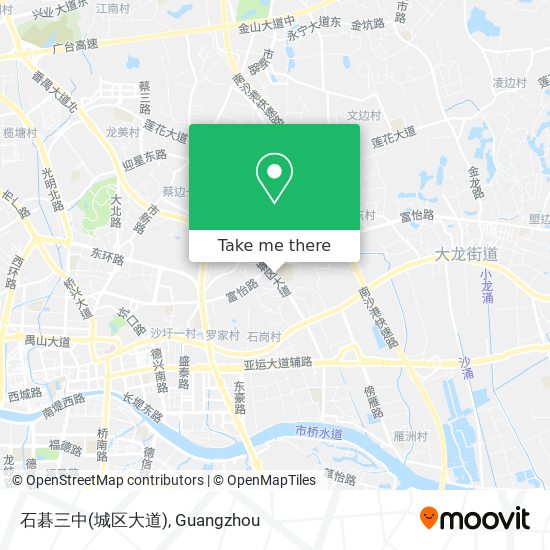 石碁三中(城区大道) map