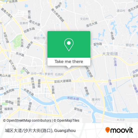城区大道/沙片大街(路口) map