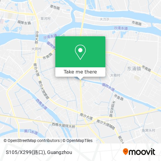 S105/X299(路口) map