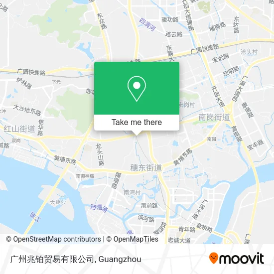 广州兆铂贸易有限公司 map