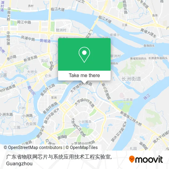 广东省物联网芯片与系统应用技术工程实验室 map