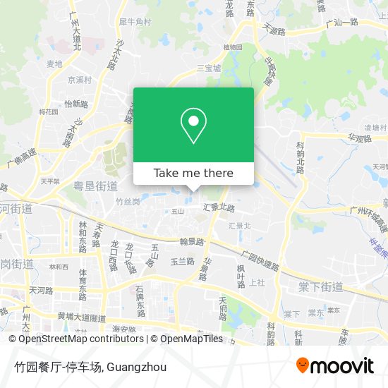 竹园餐厅-停车场 map