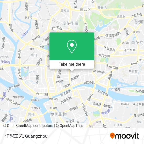 汇彩工艺 map