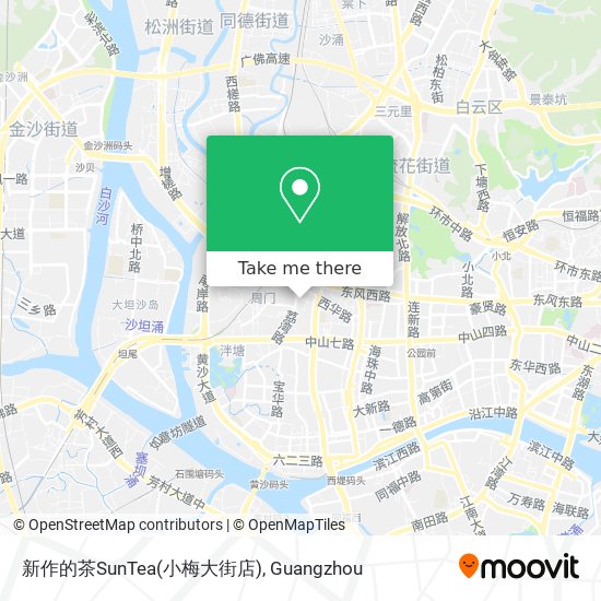 新作的茶SunTea(小梅大街店) map