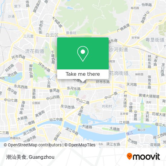 潮汕美食 map