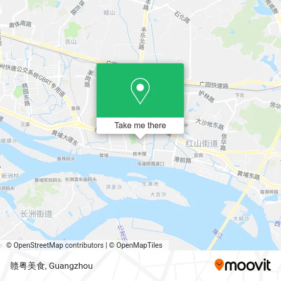 赣粤美食 map