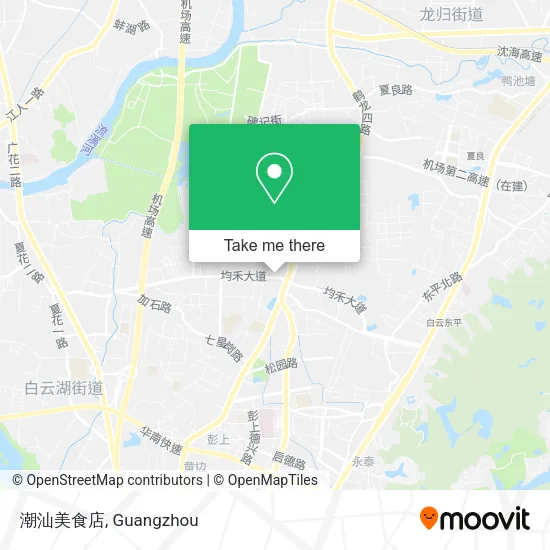 潮汕美食店 map