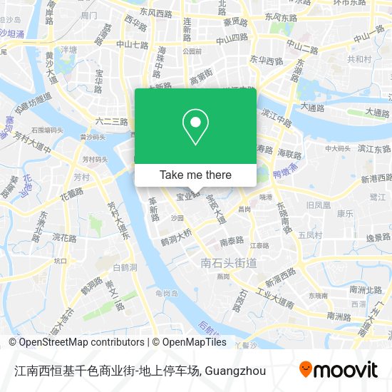 江南西恒基千色商业街-地上停车场 map