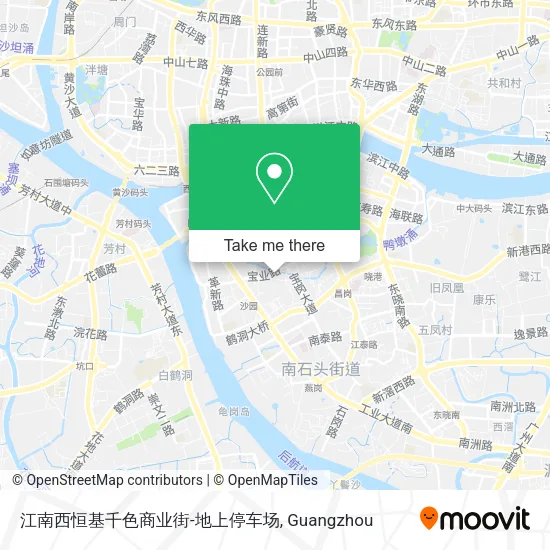 江南西恒基千色商业街-地上停车场 map