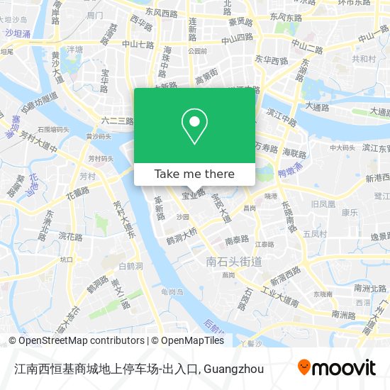 江南西恒基商城地上停车场-出入口 map