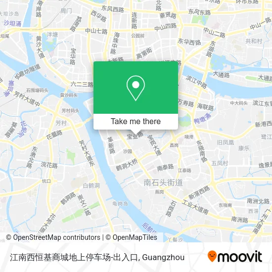 江南西恒基商城地上停车场-出入口 map