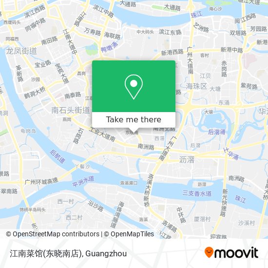 江南菜馆(东晓南店) map