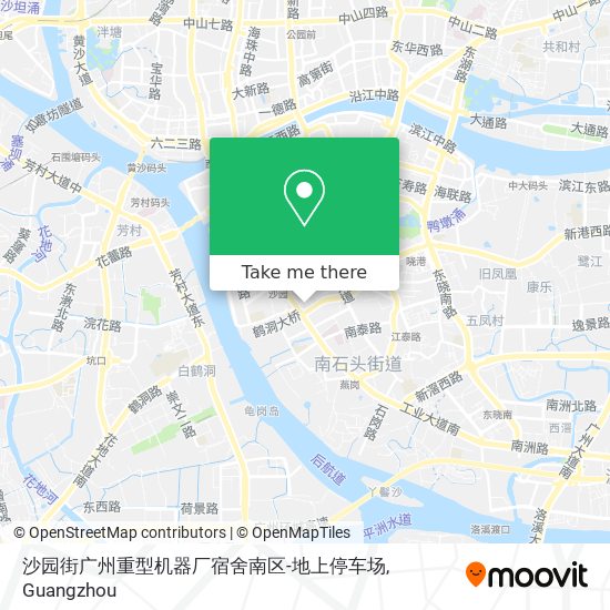 沙园街广州重型机器厂宿舍南区-地上停车场 map