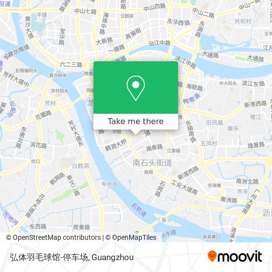 弘体羽毛球馆-停车场 map