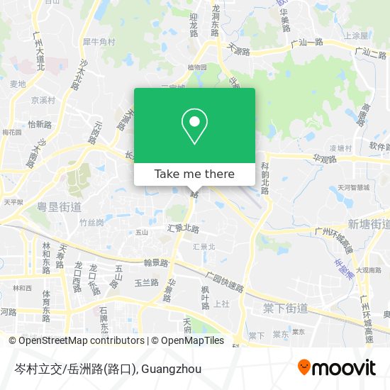 岑村立交/岳洲路(路口) map