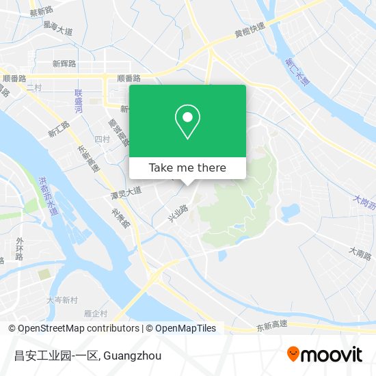 昌安工业园-一区 map