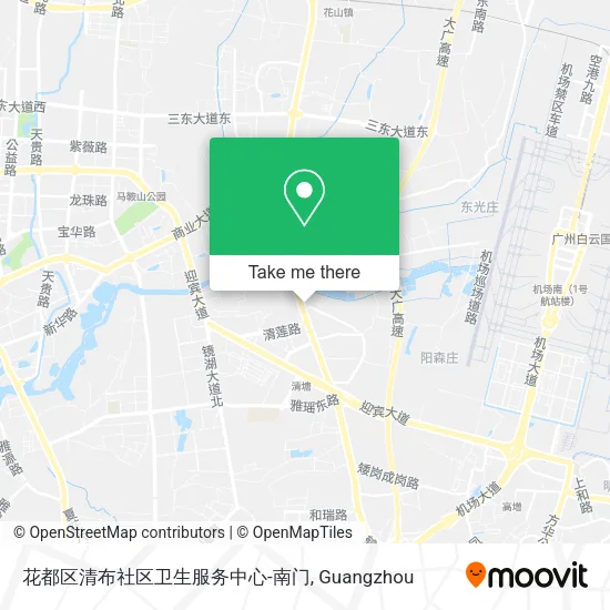 花都区清布社区卫生服务中心-南门 map
