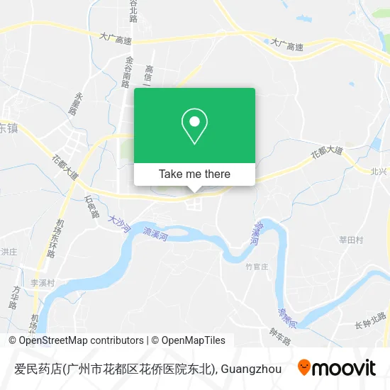 爱民药店(广州市花都区花侨医院东北) map