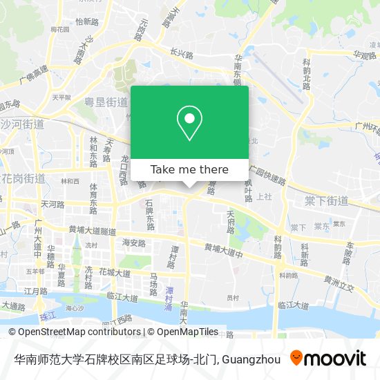 华南师范大学石牌校区南区足球场-北门 map