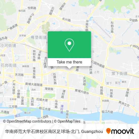 华南师范大学石牌校区南区足球场-北门 map