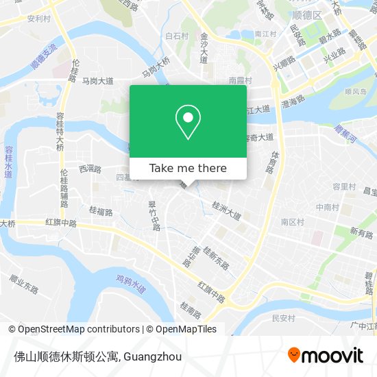 佛山顺德休斯顿公寓 map