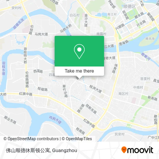 佛山顺德休斯顿公寓 map