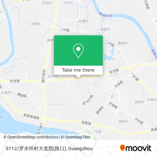 S112/罗水环村大道西(路口) map