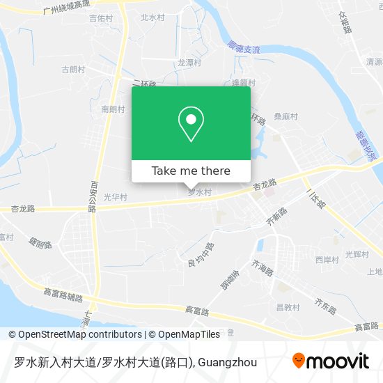罗水新入村大道/罗水村大道(路口) map