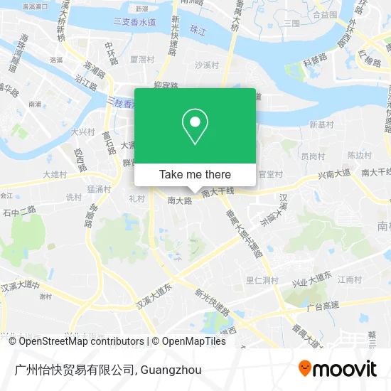 广州怡快贸易有限公司 map