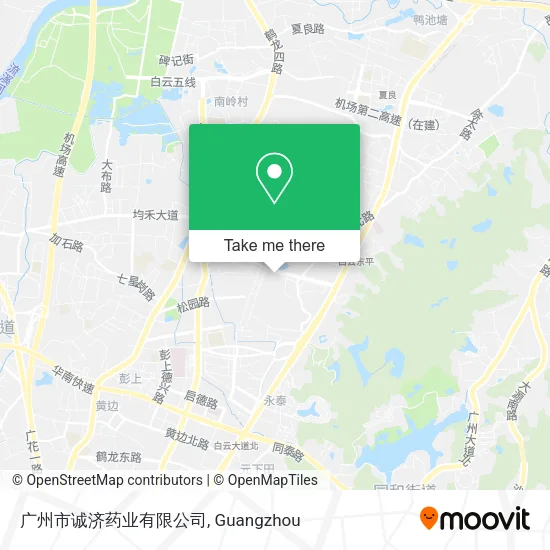 广州市诚济药业有限公司 map