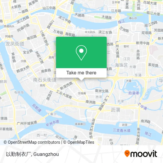 以勤制衣厂 map