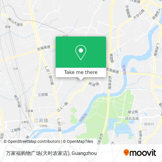 万家福购物广场(天时农家店) map