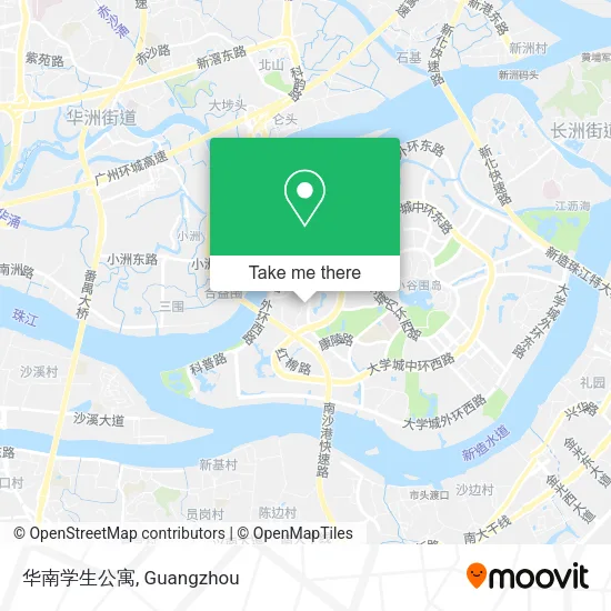 华南学生公寓 map