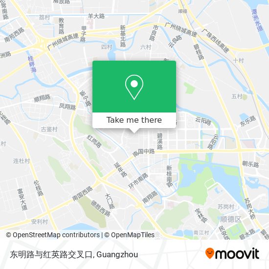 东明路与红英路交叉口 map