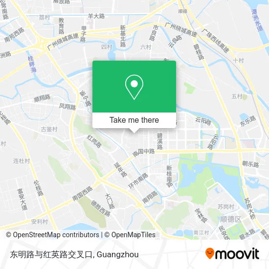 东明路与红英路交叉口 map