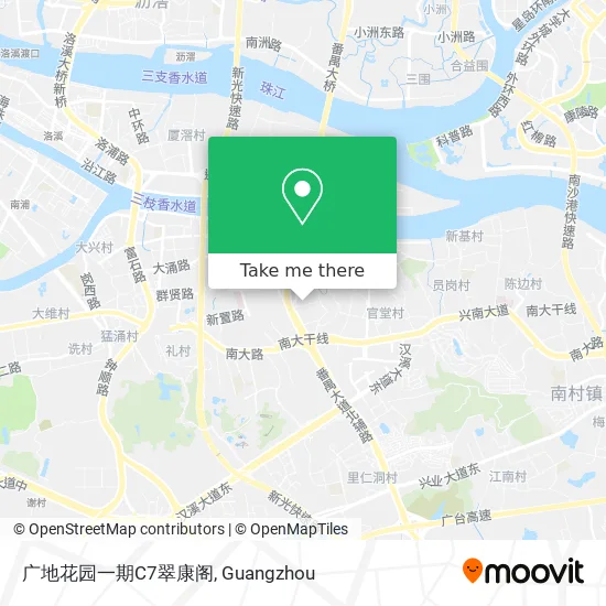 广地花园一期C7翠康阁 map