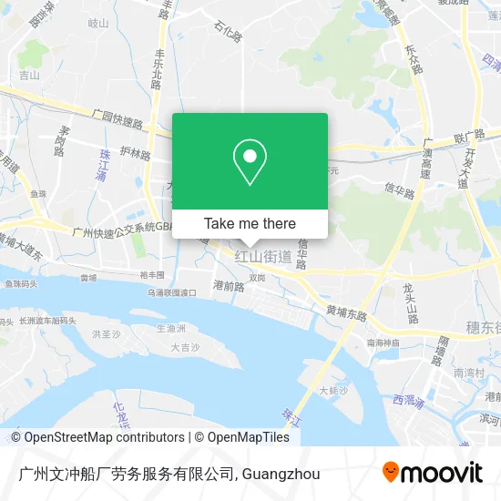 广州文冲船厂劳务服务有限公司 map
