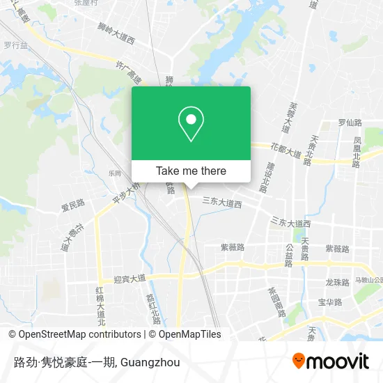 路劲·隽悦豪庭-一期 map