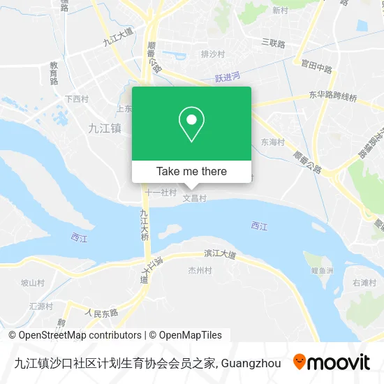 九江镇沙口社区计划生育协会会员之家 map