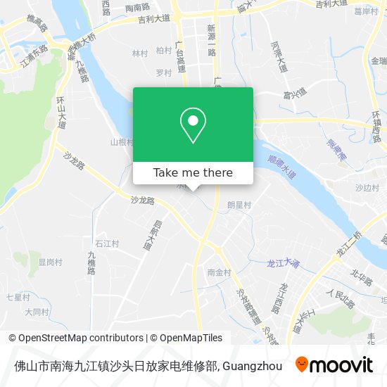 佛山市南海九江镇沙头日放家电维修部 map