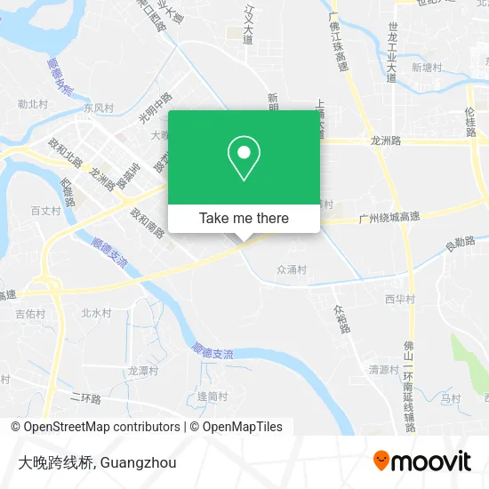 大晚跨线桥 map