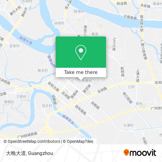 大晚大道 map