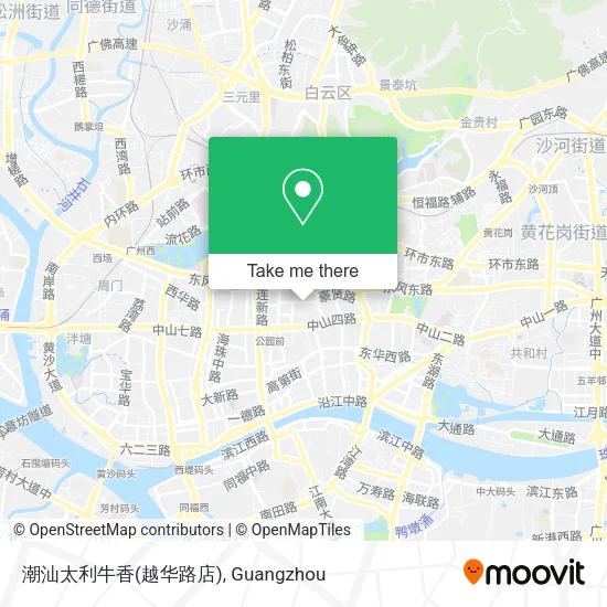 潮汕太利牛香(越华路店) map