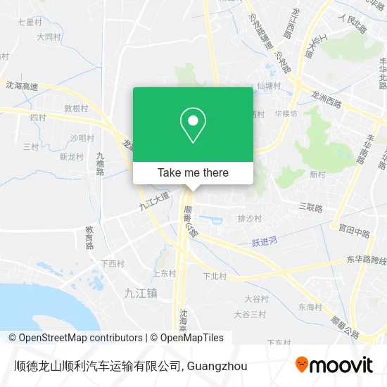顺德龙山顺利汽车运输有限公司 map