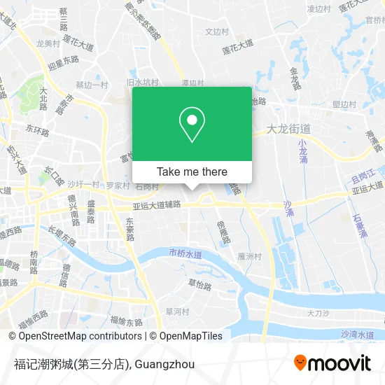 福记潮粥城(第三分店) map
