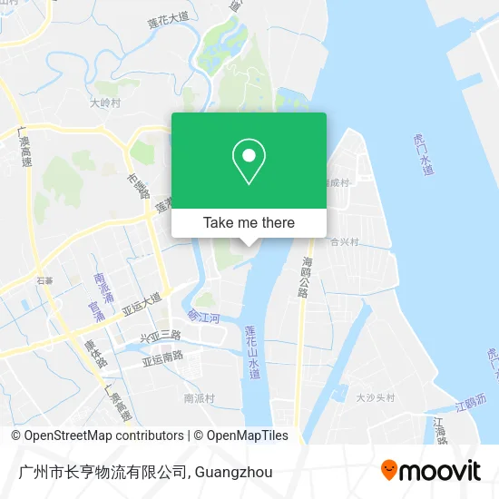 广州市长亨物流有限公司 map